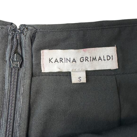 Karina Grimaldi | S | Hayve Black Shingle Sequin High Side Slits Midi Skirt - Picture 4 of 9